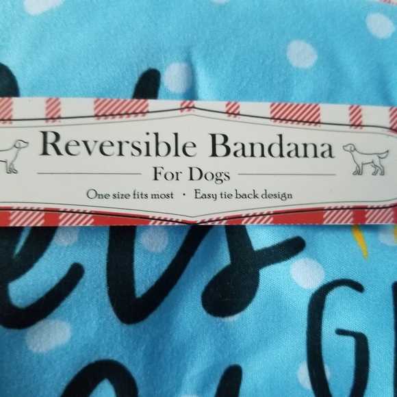 Small Dogs Holiday Tie Back Reversible Bandanas - Picture 2 of 3